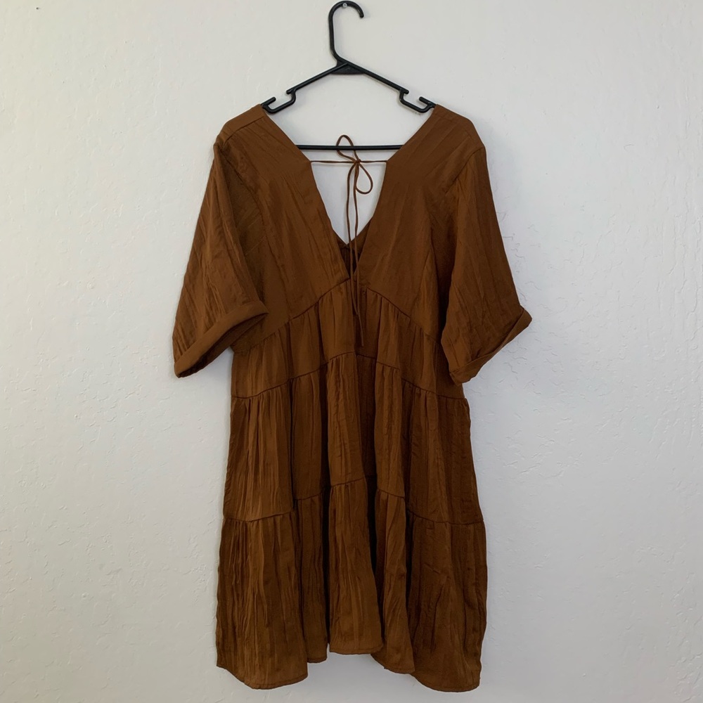 NWT Copper Colored Tunic Dress, size small.